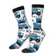 thumbnail image 1 of Balery Blue Excavator Calcetas Largas con Estampado para Hombre y Mujer – Suaves y Transpirables, Talla Única (US 5-11), 1 of 6