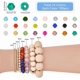 thumbnail image 2 of 2400 cuentas de vidrio de 4 mm de 24 colores, brillantes y coloridas, facetadas, bicono., 2 of 6