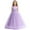Purple, variant on Kids Flower Girl Dress Black Ruffle Tulle Dress for Girls Long Dresses for Girls Hallowmas Dresses for Girls 8-9 year