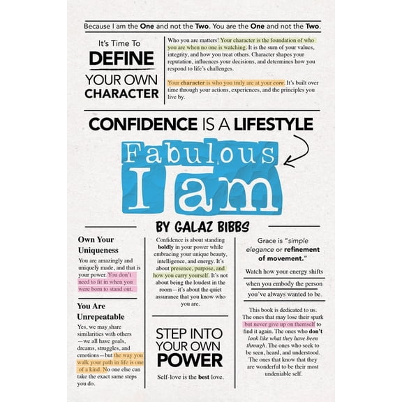 Fabulous, I Am: Confidence Is A Lifestyle, (Paperback)