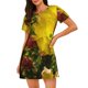 thumbnail image 1 of Fotbe Cactus Flowers Bata de Dormir para Mujer con Estampado, Camisón de Algodón de Manga Corta, Ropa de Dormir Casual, 1 of 6
