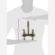 thumbnail image 5 of Mezcladora Para Lavabo 4" Acero Inoxidable Urrea 73Inox plateado 1 Urrea 73INOX, 5 of 6