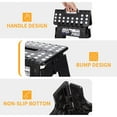 thumbnail image 3 of Taburete plegable Delxo de 16 pulgadas para adultos de hasta 180 kg, 3 of 9