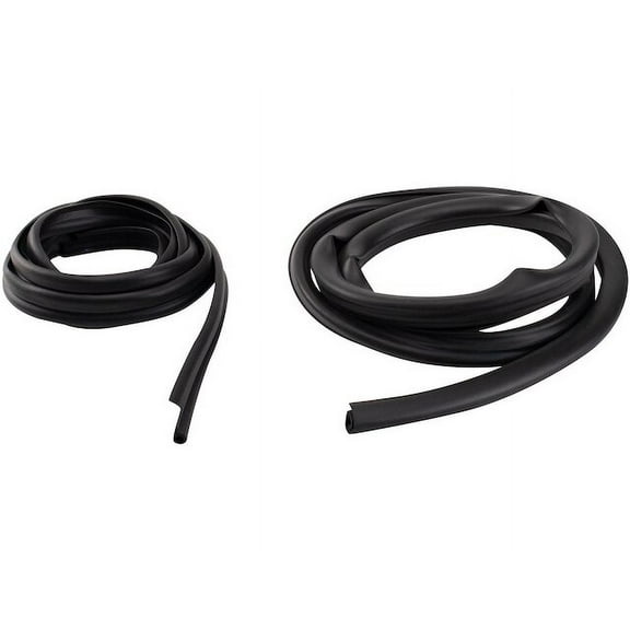 Vehicle Weatherstrip Kit 2 Piece - Compatible with 1976 - 1986 Chevy K5 Blazer 1977 1978 1979 1980 1981 1982 1983 1984 1985