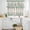 Beige, variant on Daisy Eucalyptus Leaves Kitchen Curtains Sets for Windows 24 Inch Length, Rustic Weeping Botanical Linen Rod Pocket Window Treatments Tier Curtains and Valances Set for Bedroom/Bathroom