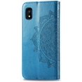 thumbnail image 3 of COTDINFORCA Samsung Galaxy A10E Wallet Case, Slim Premium PU Flip Cover Mandala Embossed Full Body Protection with Card, 3 of 6
