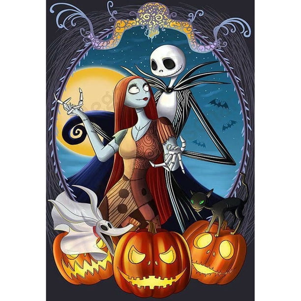 Taladro diamante pintura (DB5953) 5D DIY novedad completa calavera Cruz puntada bordado 50x70cm FLhrweasw Nuevo