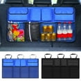 thumbnail image 1 of Car Auto Trunk Organizer Backseat Storage Bag Oxford Seat Back Bottle Pocket, 1 of 6
