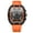 Rose-Orange, variant on Large Dial Quartz Sports Watch, Rectangular Dial Water-resistant Wristwatch for Men