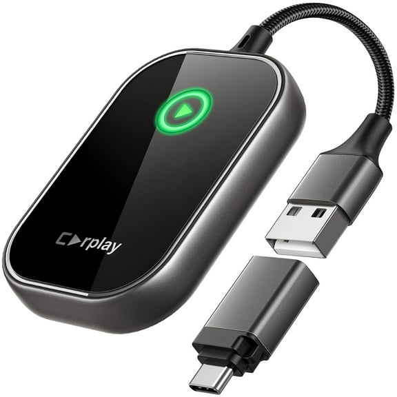 Yilutong Wireless CarPlay Adapter WL02-C, Converts Wired to Wireless, 1-Set