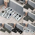 thumbnail image 4 of Non-Slip Kitchen Door Carpet Anti-Oil Floor Rug Waterproof Mat Pad Bathroom Home, 4 of 4