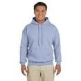 thumbnail image 2 of Gildan Mens Heavy Blend Hooded Sweatshirt, L, Light Blue, 2 of 3