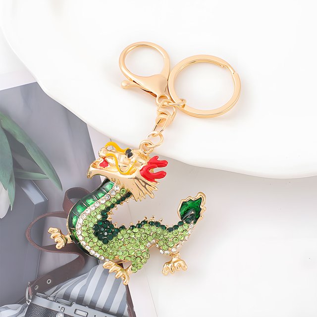 TIMIFIS Key Ring Diamond Inlaid Crystal Keychain Men's Pendant Accessories Birthday Gift Keychains for Women Men