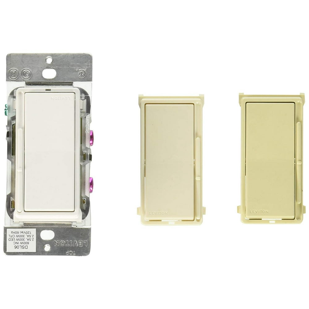 Leviton DSL061LZ Decora Universal Dimmer, 300W LED & CFL/600W