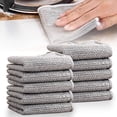 thumbnail image 1 of 10 Pack Trapos de Limpieza Alambre Multiusos, Lavar Platos en Húmedo y Seco Paño, Trapos de Cocina, Almohadillas de Fregar Metálicas Reutilizables para la Cocina del Hogar, 1 of 5