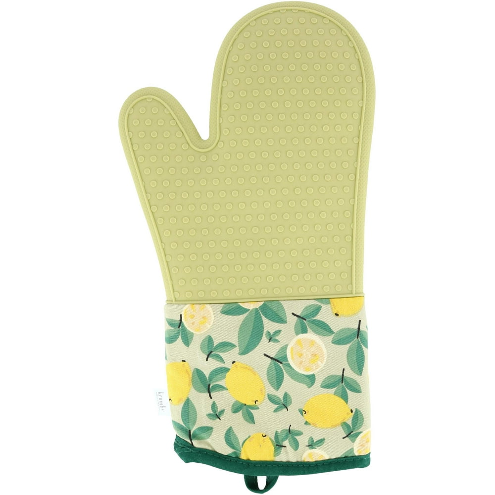 Krumbs Kitchen Farmhouse Silicone Oven Mitt