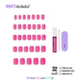 thumbnail image 5 of Kiss Core Color Press On Nails, ‘Color Crush’, Pink, Short Squoval, 32 Count, 5 of 13