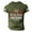 Army Green, variant on CIENVNSTG Mens Short Sleeve Crew Neck T Shirt 4th of July 250th Anniversary USA Flag Print with Letter Graphic 1776-2026 Patriotic Casual Fit for Celebrations White 4XL