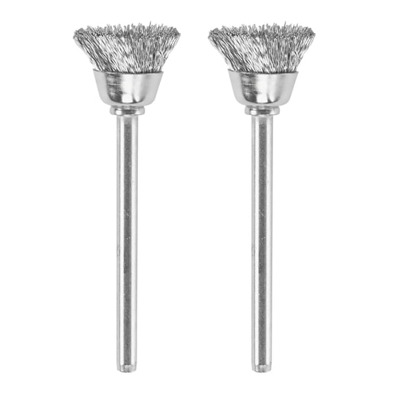 Brochas Dremel 442-02 de acero al carbono de 1,27 cm de diámetro (paquete de 2)