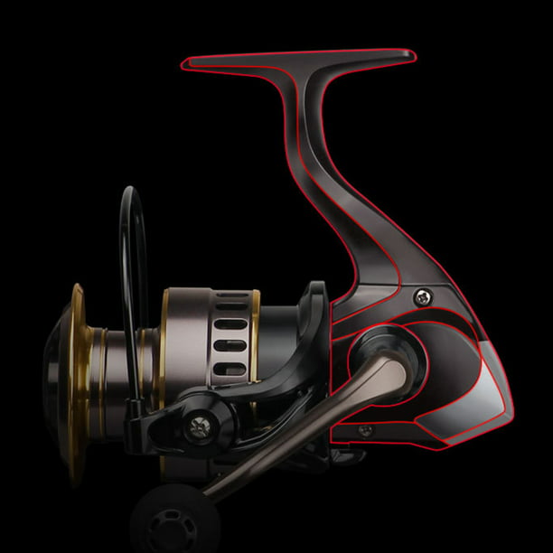 Lipstore Ball Bearing Fishing Reel With Faster Speed Gear Ratio At 8.1:1, Keep It A Good 7000 Other 7000