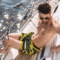 thumbnail image 2 of luoweisi Men's Beach Shorts Quick Dry Swim Trunks with Mesh Lining Crocodile 2XL, 2 of 5
