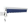 thumbnail image 3 of Awntech 10' x 8' Destin Left Motor Left Motorized Patio Retractable Awning, Navy, 3 of 7