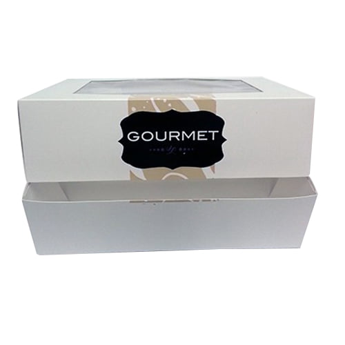 100/Pack 14" x 10" x 4" Details about   Boxit Gourmet Quarter Sheet 4-Corner Beers Cake Box 