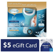 Free $5 eGift Card with Purchase of Amope Pedi Perfect Wet and Dry Foot File Bonus Pack, Mother’s Day Gift Item Special