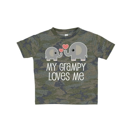 

Inktastic Grampy Loves Me Grandchild Gift Toddler Boy or Toddler Girl T-Shirt
