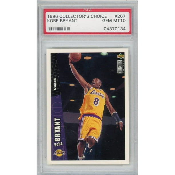 Graded 199697 Collector's Choice Kobe Bryant 267 Rookie RC Basketball