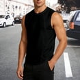 thumbnail image 6 of SRZYMJ Mens Crew Neck Tank Top Undershirt Sleeveless Casual Summer Beach Tee, 6 of 6
