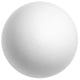 thumbnail image 3 of Bola de espuma blanca para manualidades, bola hueca, bola de espuma redonda sin pintar, suministro para manualidades, 3 of 6