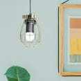 thumbnail image 3 of Light Bulb Covers for Ceiling Lights 4 Pcs Old Fashioned Retro Decor Hanging Lamp Dining Room Lighting Metal Guard, 3 of 6