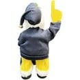 thumbnail image 2 of Michigan Wolverines 12" Animated Musical Santa, 2 of 5