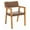 Cognac/Natural, variant on SAFAVIEH Cire Modern Style Leather Dining Chair, Black (22.1 in. W x 20.9 in. D x 31.9 in. H)