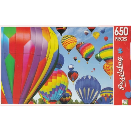- Puzzlebug 650 - Colorful Hot Air Balloons