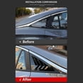 thumbnail image 3 of Rear Side Window Louvers, Scoop Louvers Cover Blinds For Mg 5 Mg5 2021 Car Exterior Accessories, Br, 3 of 5