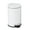 WHT, variant on SunnyPoint 4.5 Liter / 1.2 Gallon Round Trash Can with Plastic Inner Bucket;Step On and Slow Close (BLK)