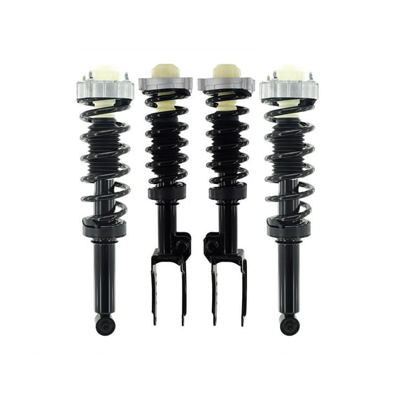 Front - Rear Set of 4 Quick Complete Strut Coil Spring For 2007-2015 Audi Q7