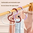 thumbnail image 2 of ABS Clothing Hook for Wardrobes with Anti-Slip, Anti-Hook Thread Design and Multiple Item Storage, 2 of 9