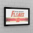 thumbnail image 3 of Calgary Flames Logo Ready-To-Hang Black Framed Wall Mirror, 3 of 4