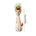 thumbnail image 3 of Dog Vase for Home Decor – Quirky Dog-Themed Ceramic Flower Vase for Pet Lovers, Cute Animal Figurine Decoration for Living Room or Office, 3 of 8