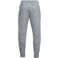 thumbnail image 2 of Under Armour Men's MK-1 Terry Tapered Pants, Steel (035)/Black (XL), 2 of 4
