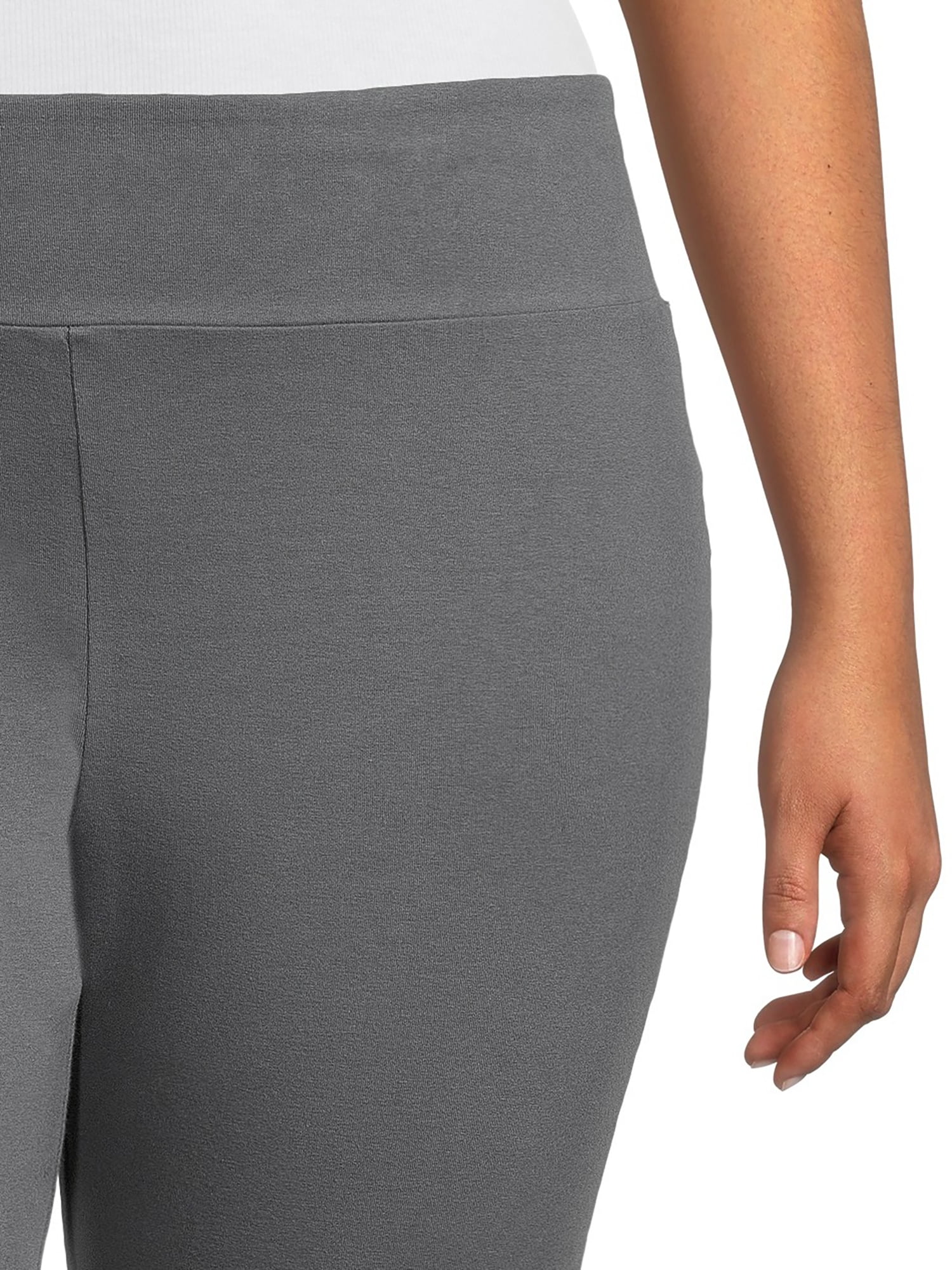 (2 pack) Terra & Sky Women's Plus High Waist Full Length Leggings, Sizes 0X-5X