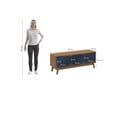 thumbnail image 4 of Rack TV 55" 136 cm Canela/Azul 3 Puertas Kappesberg, 4 of 9