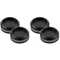 Set of 2 Glass Door Handle Shower Knobs Dresser Handles Black