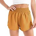 thumbnail image 4 of Abcnature Plus Size Shorts, Womens Athletic Shorts, Women Solid Running Shorts, Sport Elastic Waist Active Workout Pocket Shorts, Comfy Beach Shorts, Yoga Pants, Cycling Sport Shorts Orange XL, 4 of 5