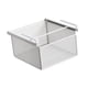 thumbnail image 4 of Organizador de ropa interior, cesta debajo del estante, cajón colgante de metal, fácil montaje, función deslizante, almacenamiento práctico, adecuado Blanco, 4 of 8