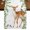 SpringGreen Wheat, variant on Table Runners 120 Inches Long Dress Scarves, Spring Botanical Farmhouse Coffee/Dining/Kitchen Table Runner for Living Room, Watercolor Leaves Deers Birds Country 13x120 Inch