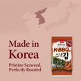 thumbnail image 5 of Roasted Seaweed Snack, Korean Barbeque Flavored, Keto-friendly, Healthy Snack 0.14 Ounce, Pack of 16, 5 of 5